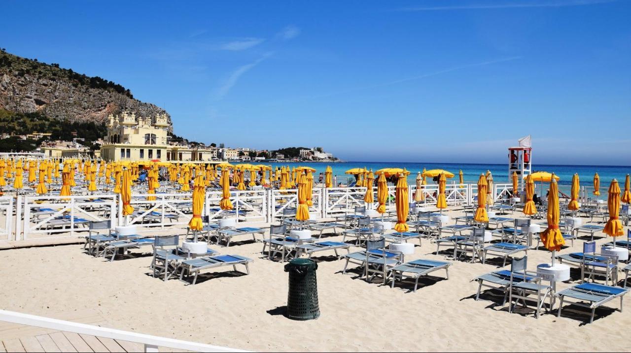 Casa Viola Elegante E Sul Mare Di Mondello Apartman Palermo Kültér fotó